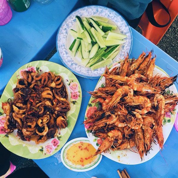 Đảo Thạnh An - hải sản trên đảo 4