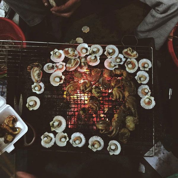 Đảo Thạnh An - nướng bbq trên đảo